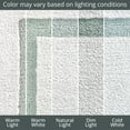 thumbnail image 6 of mDesign Non-Slip Microfiber Polyester Spa Mat/Rugs, Set of 3, White/Water Blue, 6 of 9