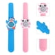 thumbnail image 2 of EeaseMX 2 relojes de dibujos animados para niños, relojes creativos de pulsera de cuarzo para niños, regalos creativos para estudiantes (1 de cada uno con estampado de pingüino azul y panda rosa), 2 of 7