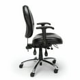thumbnail image 3 of 24 Hour Multi-Adjustable Ergonomic Big & Tall Computer Task High-Back Chair Black Vinyl with Height and Width Adjustable Arms Weight Capacity 400 lbs, 3 of 11
