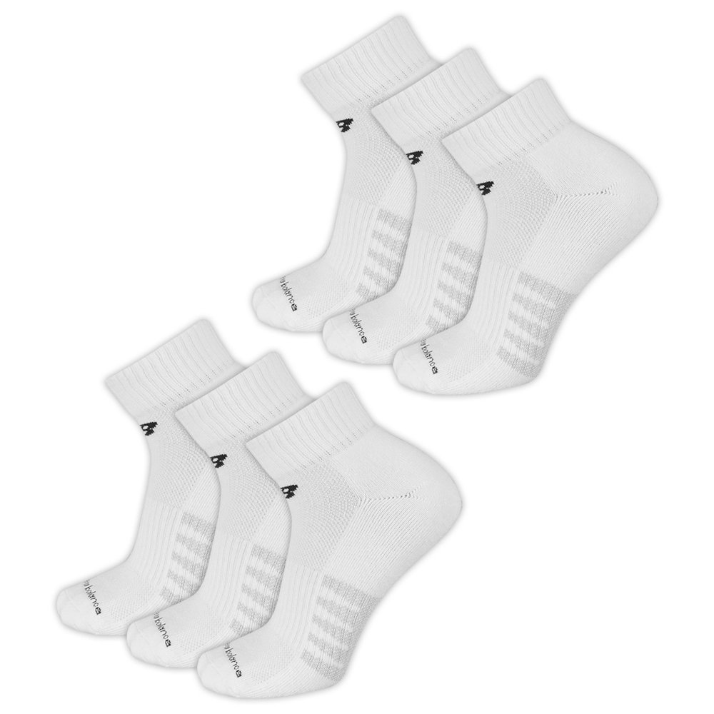 New Balance New Balance Men's Core Cotton Quarter Socks 6 Pack