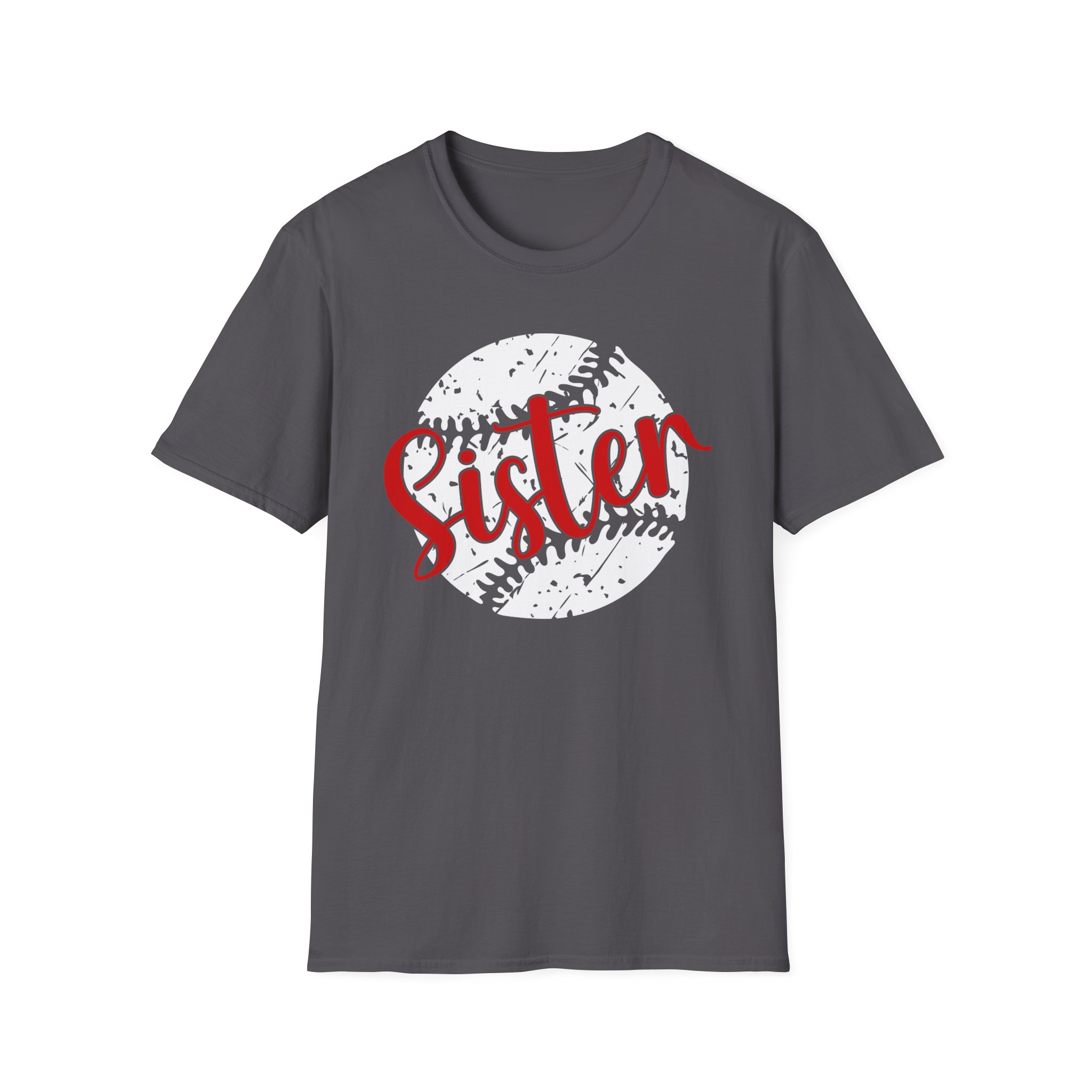 Sister Baseball, Gildan Unisex Softstyle T-Shirt, Sports Graphic Tee, S-3XL