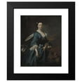 thumbnail image 2 of Thomas Hudson 12x14 Black Modern Framed Museum Art Print Titled - Mrs. John Wendt, 2 of 5