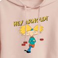 thumbnail image 3 of Hey Arnold! - Cool Arnold - Juniors Cropped Pullover Hoodie, 3 of 5