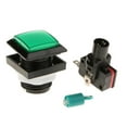 thumbnail image 1 of Botón Pulsador Arcade Cuadrado de 3.3cm con Lámparas LED de 12 V Y Microinterruptor para Proyectos de Máquinas Grandes / Accesorios de Reemplazo de Má Verde shamjiam Botón pulsador de la máquina de juegos, 1 of 7
