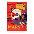 thumbnail image 2 of JPL 13x18 Gold Ornate Wood Framed with Double Matting Museum Art Print Titled - Mars, 2 of 4