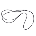 thumbnail image 2 of 2X Satin Rattail Polyester Cord,295 Feet 2mm Black Beading String for Macrame Bracelets, Jewelry Making, Arts And Crafts, 2 of 7