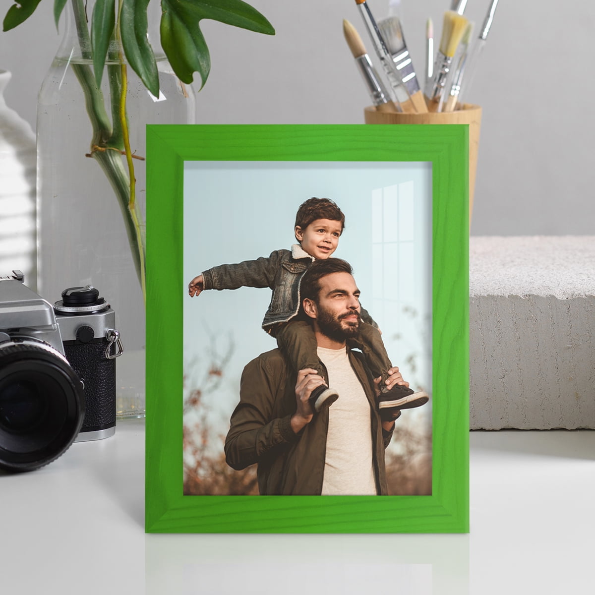 6x8 Wood Grain Picture Frame - Rainforest