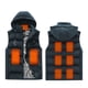 thumbnail image 2 of Puntoco Chaqueta De Algodón Con Calefacción Y Doble Control Para Hombre, Estilo Nine Districts, Con Carga Usb, Capucha, Cierre De Cremallera, Blusa Sin Mangas Con Capucha, 2 of 4