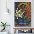 thumbnail image 5 of Diego Rivera 《The Flower Vendor, Boy with Lilies》 Wall Art Prints Canvas Poster Print Photo Art Painting Canvas Poster Home Decorative Bedroom Modern Decor Posters Gifts 20x30inch(50x75cm), 5 of 6