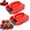 2PCS, variant on Berry Picker, Ergonomic Blueberry Picker Scoop with Metal Comb, Lightweight Berry Harvester for Huckleberry & Raspberry, Plastic Garden Herb Harvesting Tool (2PCS)