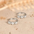 thumbnail image 6 of Lancharmed Silver Plated Cute Earrings for Womens,Triple Star Zircon Earring Galentines Gifts, 6 of 7