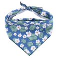 thumbnail image 1 of Dog Triangle Bandana Animal Patterned Cotton Daisy Dog Bandana Dog Triangle Bib, 1 of 10