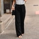 thumbnail image 5 of Pntutb Moda Mujer Sólido Vendaje Suelto Casual Pierna Ancha Leggings Parte Inferior Pantalones Largos Pntutb Pntutb-2695, 5 of 6