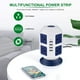 thumbnail image 3 of Toma de corriente,Tower Surge Protector con Surge Protector 8 salidas de CA 4 puertos USB Power Strip Tower Cable de Tomshoo Toma de corriente, 3 of 7