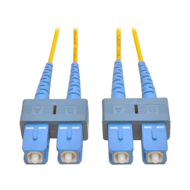 Tripp Lite Duplex Singlemode 9/125 Fiber Patch Cable (SC/SC), 2M (6-ft.)(N356-02M)