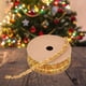 thumbnail image 5 of Cinta navideña, cinta brillante, cintas navideñas decorativas, cinta para envolver regalos para decoración de pasteles, festivales, decoración de coro champán, 5 of 7
