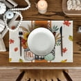 thumbnail image 3 of Smile Vases Hello Fall Placemats Set of 4, 12x18 Inch Seasonal Autumn Table Mats for Party Kitchen Dining Decoration, 3 of 6