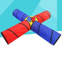 GOOHOCHY 1Set Kids Tents And Tunnels For Playground Use Assorted Color Cloth Exploration Daycare Activity