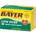 thumbnail image 3 of Bayer spirin Regimen Low Dose 81mg Enteric Coated Tablets 120 ea (Pack of 3), 3 of 5