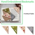thumbnail image 5 of Unique Gift Flower Letter Embroidery Bookmarks Embroidered Non-woven Fabric DIY Personalized Cute Page Separators, 5 of 15