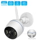 thumbnail image 1 of Cámara IP HD de 2MP y 1080P para exteriores, videocámara inalámbrica con Audio bidireccional, impermeable, WiFi, visión nocturna a todo Color, 20M, 1 of 3