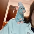 thumbnail image 3 of Ratatouille plush doll Mouse Remy plush toy doll with disk base Rat King doll, 3 of 3