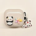 thumbnail image 2 of Case for Galaxy Buds 3&Buds 3 Pro,Creative White Cartoon Soft Protective Cover,Shockproof Earbuds Shell for Girly Women (Panda), 2 of 9