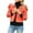 Orange Cardigan Coats for Women, variant on USSUMA Long-Sleeved Womens Jackets Fashion Blazer, Women's Cardigans Trendy Sweaters Youth Zipper Open Front Lightweight Jacket Bomber Jacket Coat