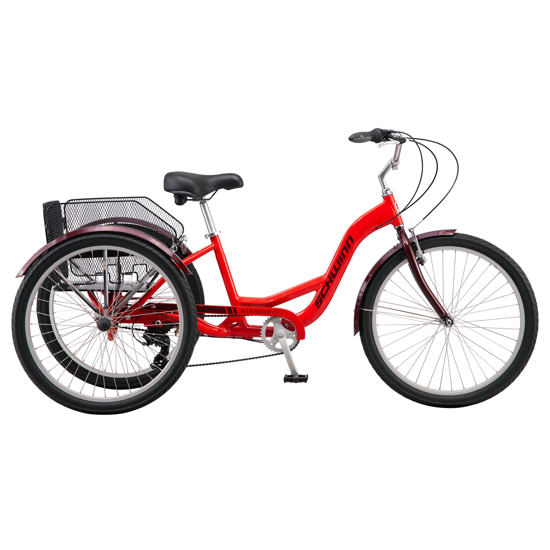 Schwinn Meridian Adult Tricycle, 1-Speed, 26-Inch Three Wheeler