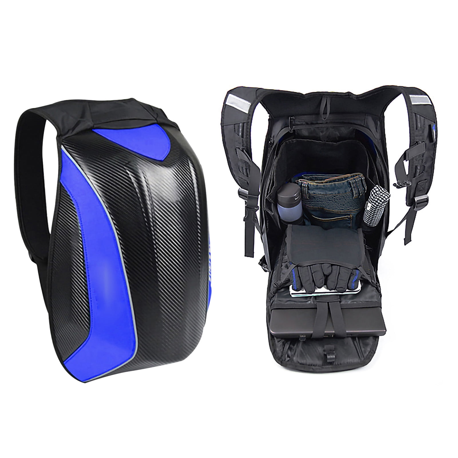 Motorcycle Hard Shell Backpack Knight Backpack Waterproof Large