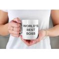 thumbnail image 3 of 26-27 World's Best Boss Coffee Mug Original/Birthday Gift/Easter/Ceramic 350 ML/Original Gift Idea, 3 of 5