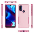 thumbnail image 6 of For Moto G Pure / G Power 2022 Case, 2 in 1 Heavy Duty Armor Shockproof Cases,Hisdou Hybrid Dual Layer Rubber Drop Protection Grip Plastic Bumper Sturdy Phone Cover for Moto G Pure -Pink, 6 of 6