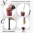 thumbnail image 5 of 2-in-1 Air Pressure Wine Opener Easy-open Air Pump Wine Opener Travel Wine Corkscrew Handheld Wine Cork Remover GuanGuan, 5 of 5