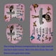 thumbnail image 4 of Juego de 4 cortinas de ducha afroamericanas con diseño de rosas en azul real, decoración de baño con diseño de mariposas florales, mujer afroamericana, niña negra, cortina de ducha de tela, 4 of 7