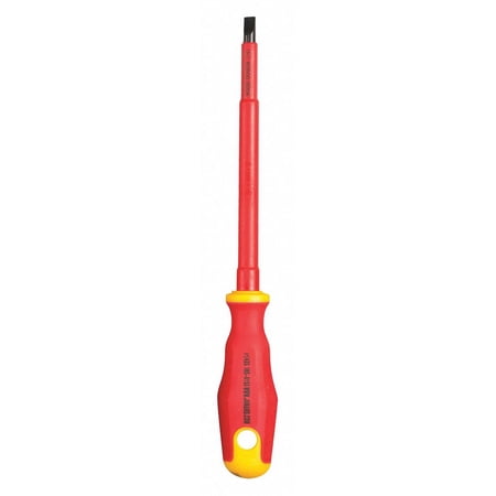 UPC: 0811490010420 | Jonard Tools Insulatd Screwdriver Slotted 1/4×6  Rnd INS-6150