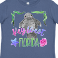 thumbnail image 4 of Inktastic Key West Florida Cute Swimming Manatee Boys or Girls Toddler T-Shirt, 4 of 5