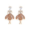 thumbnail image 4 of Pendientes de Regalo para El Día de La Madre para Niñas Día de La Madre Decoración Delicada Pendientes Colgantes Pendientes de Tuerca para Fiesta Fest dorado, 4 of 8