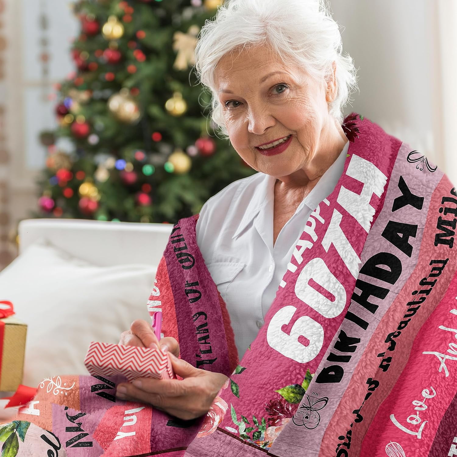 60th Birthday Gifts for Women, 60th Birthday Blanket, 60th Birthday Decorations, 60th Birthday Gifts for Her, 60 Year Old Birthday Gift Ideas, 60th Birthday Gift for Mom -