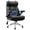Black, variant on Office Desk Chair, Big and Tall Leather Gaming Chair with Footrest, Wide Ergonomic Comfy Executive High-Back Reclining Computer Chairs, Swivel Rolling Wheels and Padded Lumbar Support, Coffe