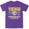 thumbnail image 1 of NFL Minnesota Vikings Viking Crest Purple 2X-Large T-Shirt, 1 of 4
