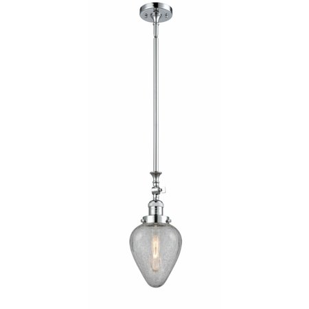 

Innovations 206-PC-G165-LED Geneseo 1 Light Mini Pendant part of the Franklin Restoration Collection Polished Chrome