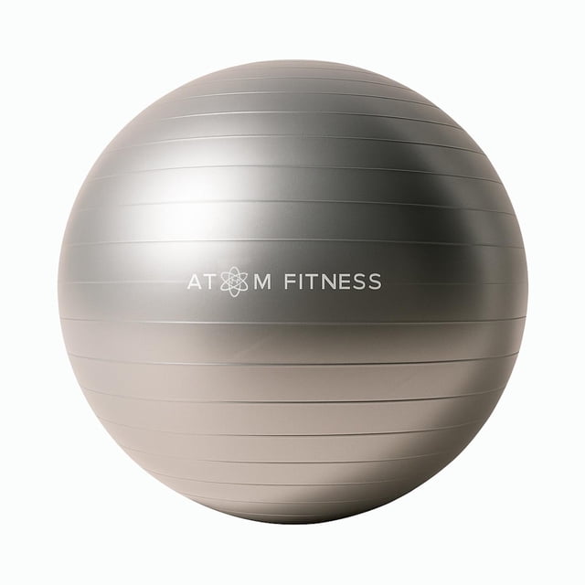 Pelota de Yoga Atom 55 cm con Bomba | Pilates y Fitness gris
