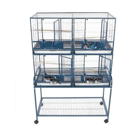 4 Unit Cage with Stand - Black