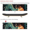 thumbnail image 2 of Mermaid Skateboard Stickers Pack of Two - Emery Surface, PVC Backing, 8.8x32.6in/22.4x83cm - Skateboard Accessories, 2 of 5