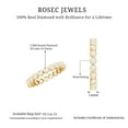 thumbnail image 5 of Rosec Jewels Natural Diamond Full Eternity Ring in Bezel Setting - HI-SI Quality, 18K Yellow Gold, US 7.00, 5 of 8