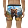 thumbnail image 4 of Easygdp Snowy Mountain Photography Bear Men's Boxer Briefs Men’s Underwear Boxer Briefs for Men, 4 of 7