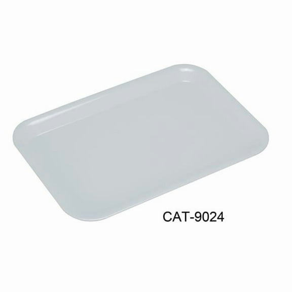 Yanco CAT-9024 Catering Cake Plate - Melamine, White - 10 x 13 in. - Pack of 24