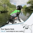 thumbnail image 3 of VIVAGLORY Dog Life Jacket Vest for Swimming, Sports Style, Bright Green, XLarge, 3 of 6