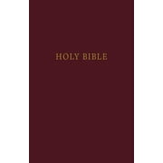 KJV, Pew Bible, Large Print, Hardcover, Burgundy, Red Letter Edition (Hardcover)(Large Print)