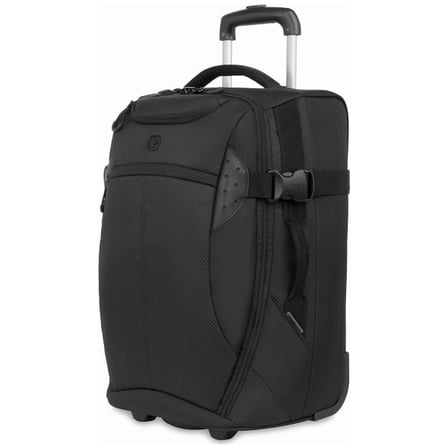 SWISS GEAR THE APEX PRO 20" DUFFEL ROLLER - BLACK